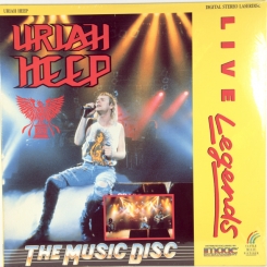 362. URIAH HEEP-LIVE LEGENDS-1990-USA-CASTLE MUSIC PICTURES- 62 min-NTSC-NMINT/NMINT