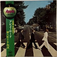 142. BEATLES-ABBEY ROAD-1969-ПЕРВЫЙ ПРЕСС JAPAN-APPLE-RED VINYL+OBI-NMINT/NMINT