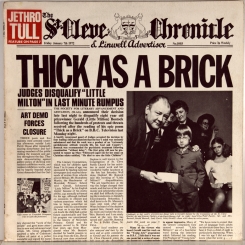 20. JETHRO TULL-THICK AS A BRICK-1972-FIRST PRESS UK-CHRYSALIS-NMINT/NMINT
