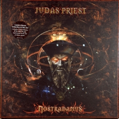 228. JUDAS PRIEST-NOSTRADAMUS-2008-FIRST PRESS UK/EU-SONY BMG MUSIC ENTERTAINMENT-/NMINT/NMINT