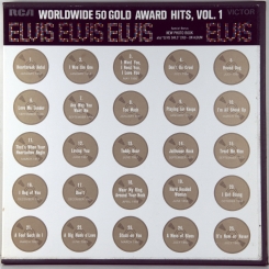 4. ELVIS PRESLEY-WORLDWIDE 50 GOLD AWARD HITS VOL.1 (BOX-4 LP'S+BOOK)-1970-ПЕРВЫЙ ПРЕСС UK-RCA -NMINT/NMINT