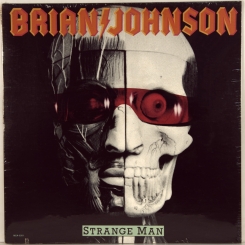 67. JOHNSON, BRIAN (EX-GEORDIE) - STRANGE MAN-1982-FIRST PRESS  USA-MCA-NMINT/NMINT