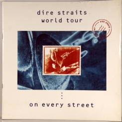 83. DIRE STRAITS-ON EVERY STREET (PROMO BOOK WORLD TOUR)-1992-ПЕРВЫЙ ПРЕСС UK-NMINT/NMINT