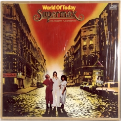 180. SUPERMAX-WORLD OF TODAY(BLUE VINYL)-1977-FIRST PRESS GERMANY-ATLANTIC-NMINT/NMINT