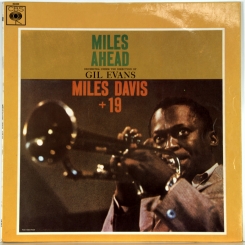 279. MILES DAVIS + 19 WITH ORCHESTRA UNDER THE DIRECTION OF GIL EVANS-MILES AHEAD (STEREO)-1966-FIRST PRESS UK-CBS-NMINT/NMINT