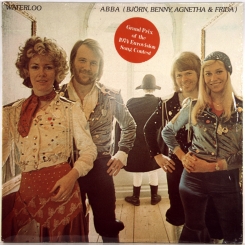 245. ABBA-WATERLOO-1974-ПЕРВЫЙ ПРЕСС SWEDEN-POLAR-NMINT/NMINT