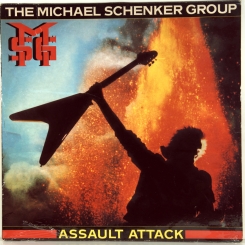 92. MICHAEL SCHENKER GROUP ‎– ASSAULT ATTACK-1982-ПЕРВЫЙ ПРЕСС UK-CHRYSALIS-NMINT/NMINT
