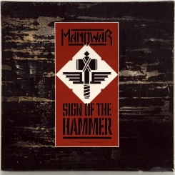 104. MANOWAR-SIGN OF THE HAMMER-1984-FIRST PRESS -GERMANY-10 RECORDS-NMINT/NMINT