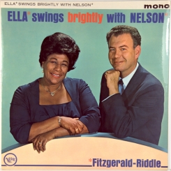 271. FITZGERALD, ELLA & NELSON RIDDLE-ELLA SWINGS BRIGHTLY WITH NELSON-1962-первый пресс uk- verve-nmint/nmint