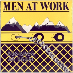 71. MEN AT WORK-BUSINESS IS USUAL -1981-FIRST PRESS UK- EPIC-NMINT/NMINT