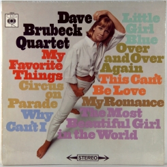 90. DAVE BRUBECK QUARTET-MY FAVOURITE THINGS-1966-FIRST PRESS (STEREO) UK-CBS-NMINT/NMINT