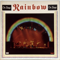 105. RAINBOW-ON STAGE-1977-FIRST PRESS UK-POLYDOR OYSTER-NMINT/NMINY