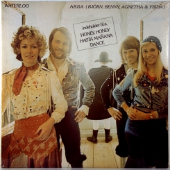 2. ABBA-WATERLOO-1974-ВТОРОЙ ПРЕСС 1976 SWEDEN-POLAR-NMINT/NMINT