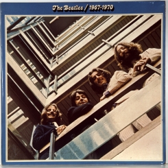 206. BEATLES 1967-1970(2 LP'S BLUE VINYL)-1973-FIRST PRESS  1978UK-APPLE-NMINT/NMINT