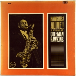 126. HAWKINS, COLEMAN-HAWKINS! ALIVE! AT THE VILLAGE GATE-1962-FIRST PRESS(STEREO) USA-VERVE-NMINT/NMINT