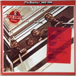 33. BEATLES-1962-1966-(2 LP'S RED VINYL) 1973 ПЕРВЫЙ ПРЕСС  1978 USA-CAPITOL-NMINT/NMINT