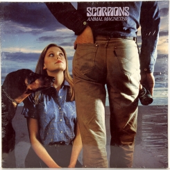 147. SCORPIONS-ANIMAL MAGNETISM-1980-FIRST PRESS GERMANY-HARVEST-NMINT/NMINT