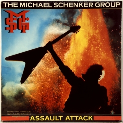 70. MICHAEL SCHENKER GROUP ‎– ASSAULT ATTACK-1982-FIRST PRESS ( PROMO) USA-CHRYSALIS-NMINT/NMINT