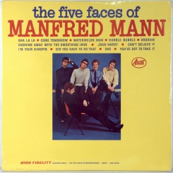 10. MANFRED MANN-FACE FACES OF MANFRED MANN (MONO)-1964-ПЕРВЫЙ ПРЕСС USA-ASCOT-NMINT/NMINT